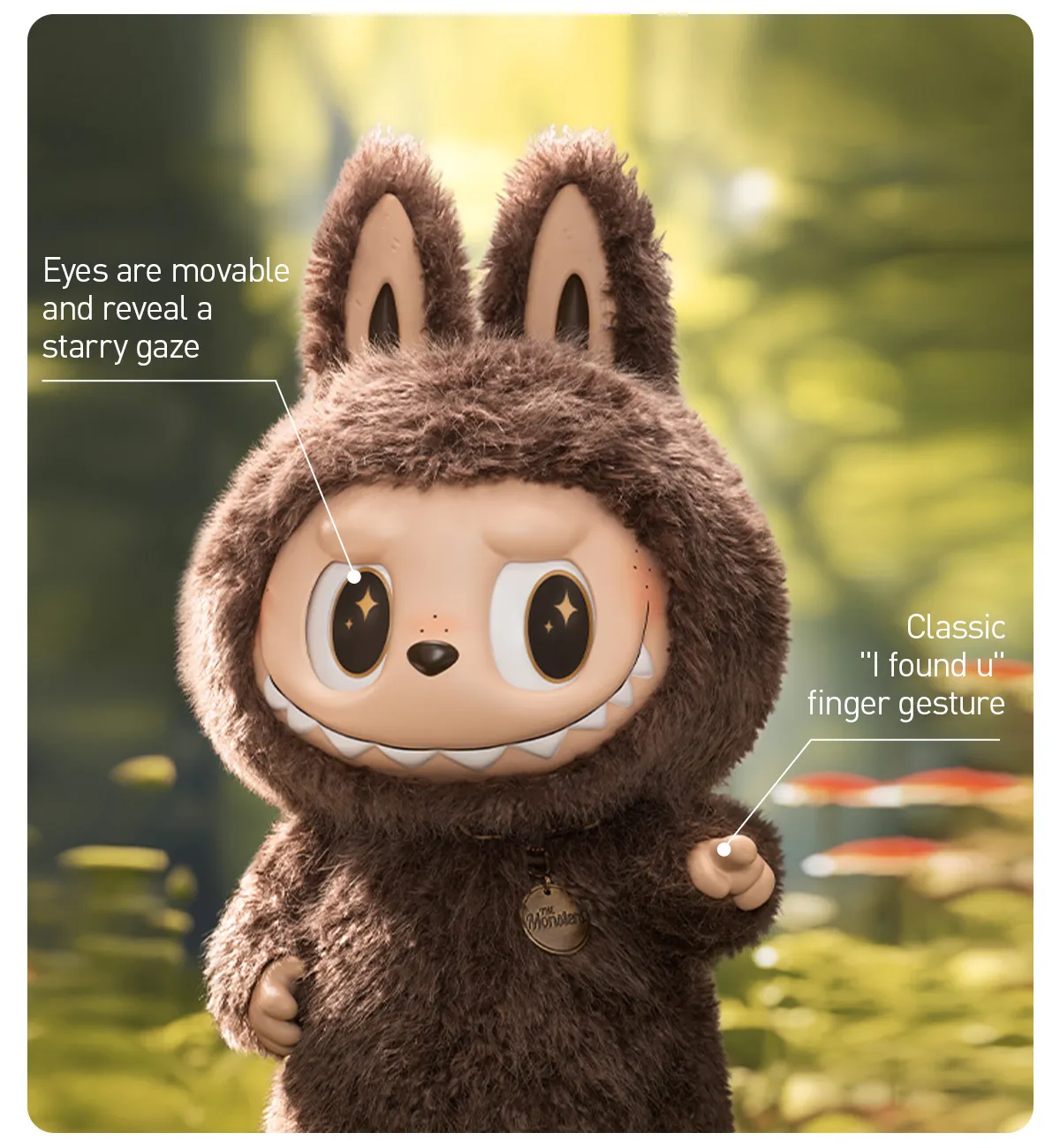 Pop Mart Labubu I Found You Zimomo Vinyl Doll 58CM Large Size Anime Do Pop Mart Labubu I Found You Zimomo Vinyl Doll 58CM Large Size Anime Do